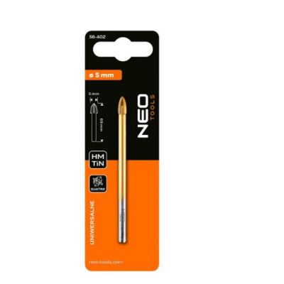 Wiertło uniwersalne HM 5 mm NEO TOOLS (56-402)